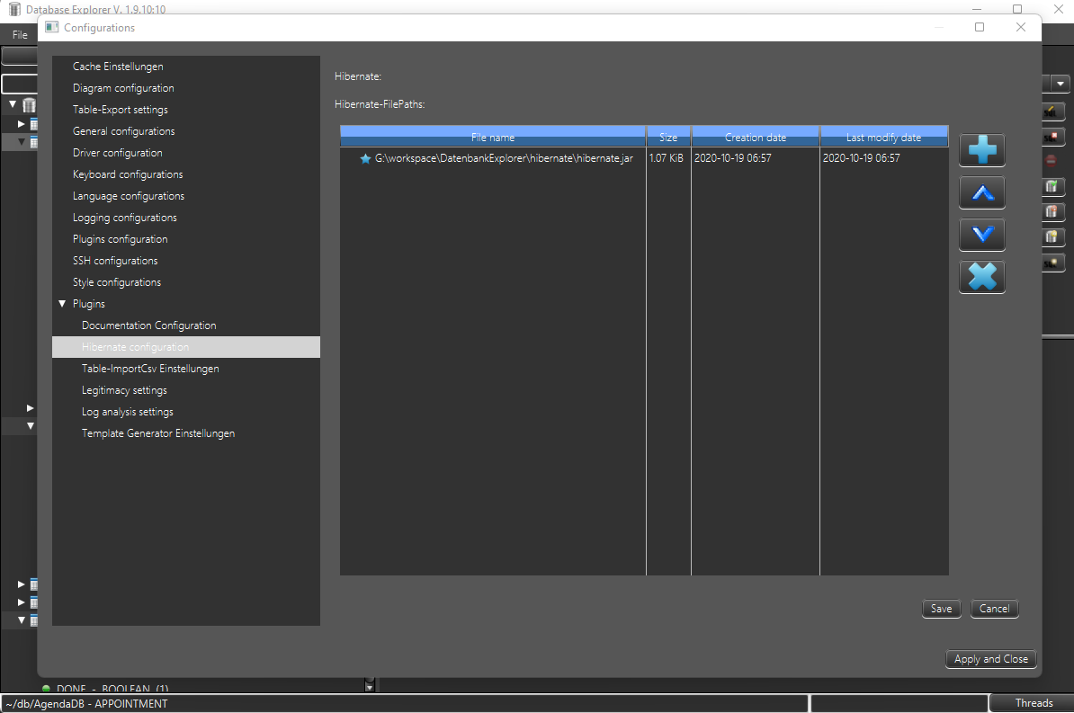 Hibernate Plugin